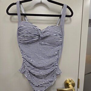 Bond‑Eye Australia One‑Piece Swimsuit – Navy/White Stripe